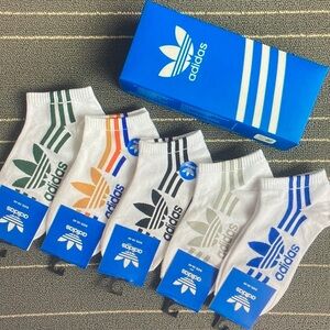 Adidas Women’s Colorful Stripe Ankle Socks